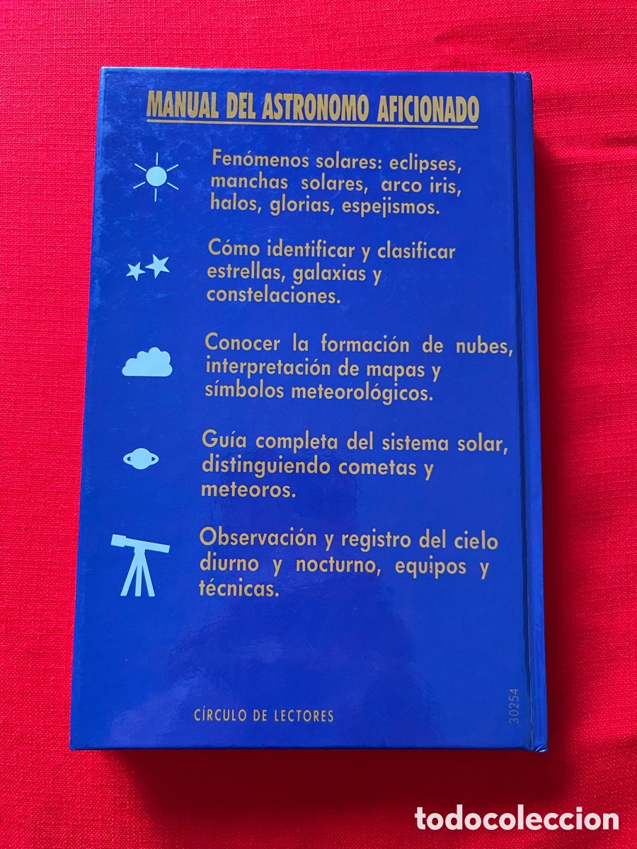Libros de segunda mano: Libro Manual del Astronomo Aficionado - Foto 2