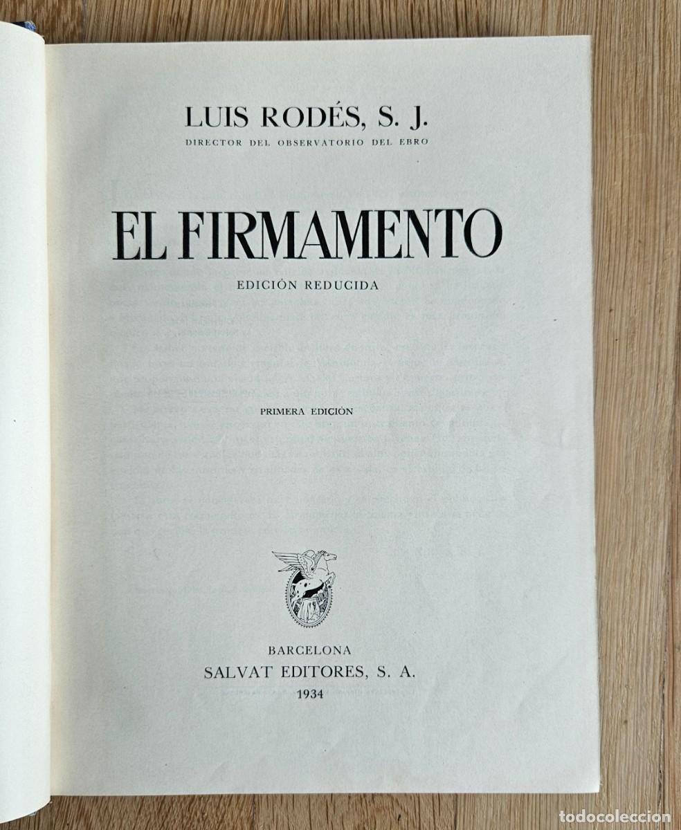 Libros de segunda mano: El Firmamento Luis Rod&eacute;s - Foto 1
