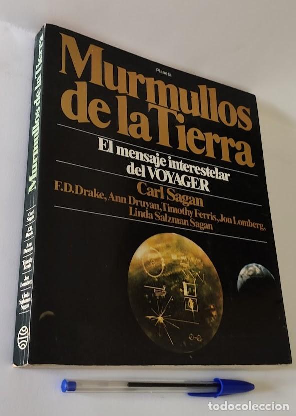 Libros de segunda mano: Murmullos de la tierra / El mensaje interestelar del Voyager - Carl Sagan - Planeta 1981