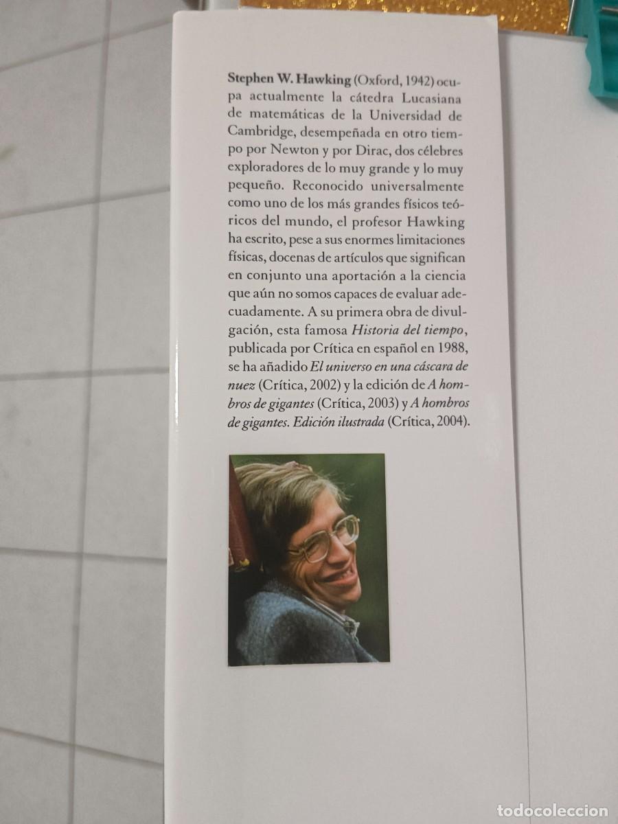 Libros de segunda mano: HISTORIA DEL TIEMPO STEPHEN W. HAWKING - Foto 4