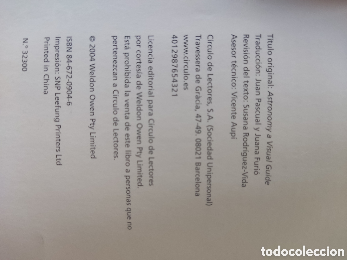 Libros de segunda mano: Astronom&iacute;a biblioteca visual - Foto 3