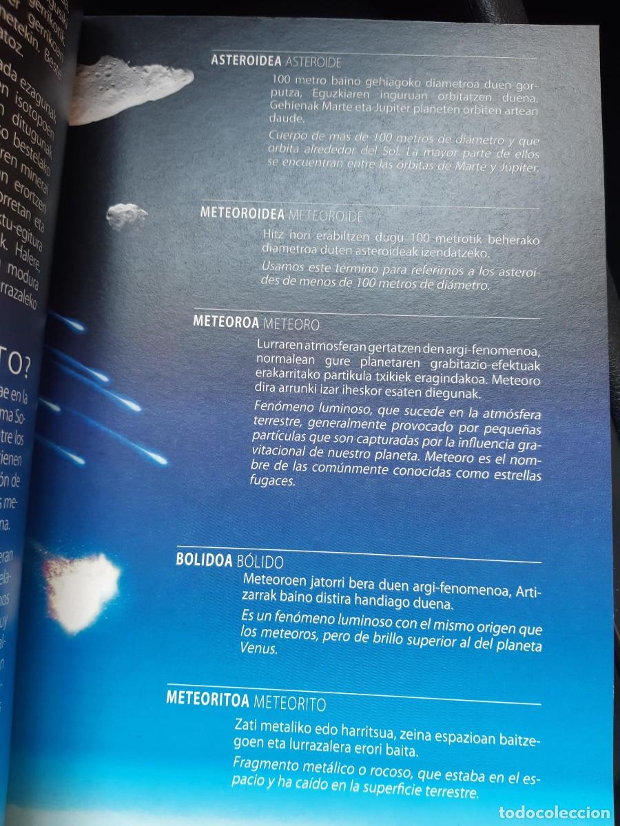 Libros de segunda mano: METEORITOAK METEORITOS / ASTRONOMIA - Foto 8