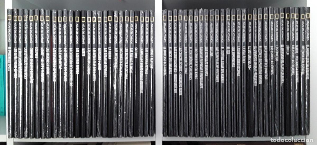 Libros de segunda mano: ATLAS DEL COSMOS. NATIONAL GEOGRAPHIC. 55 TOMOS PRECINTADOS. LOTE 1.