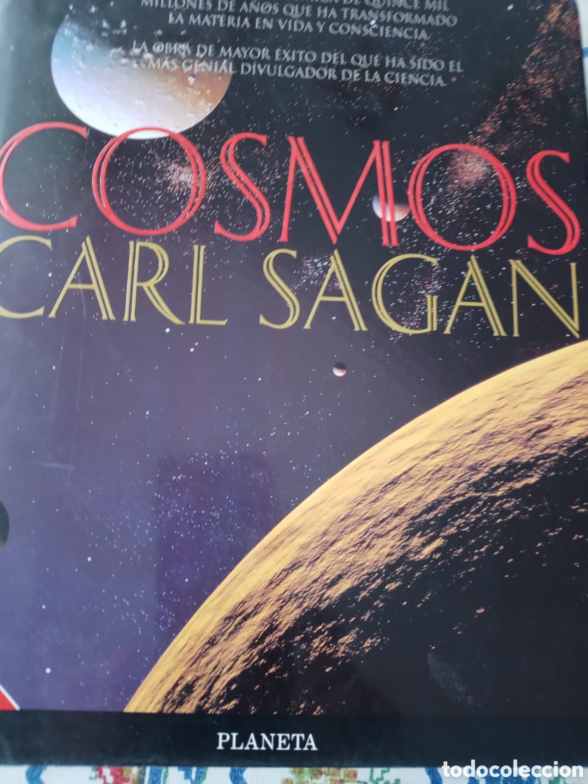 Libros de segunda mano: Cosmos. Carl Sagan. Tapa dura