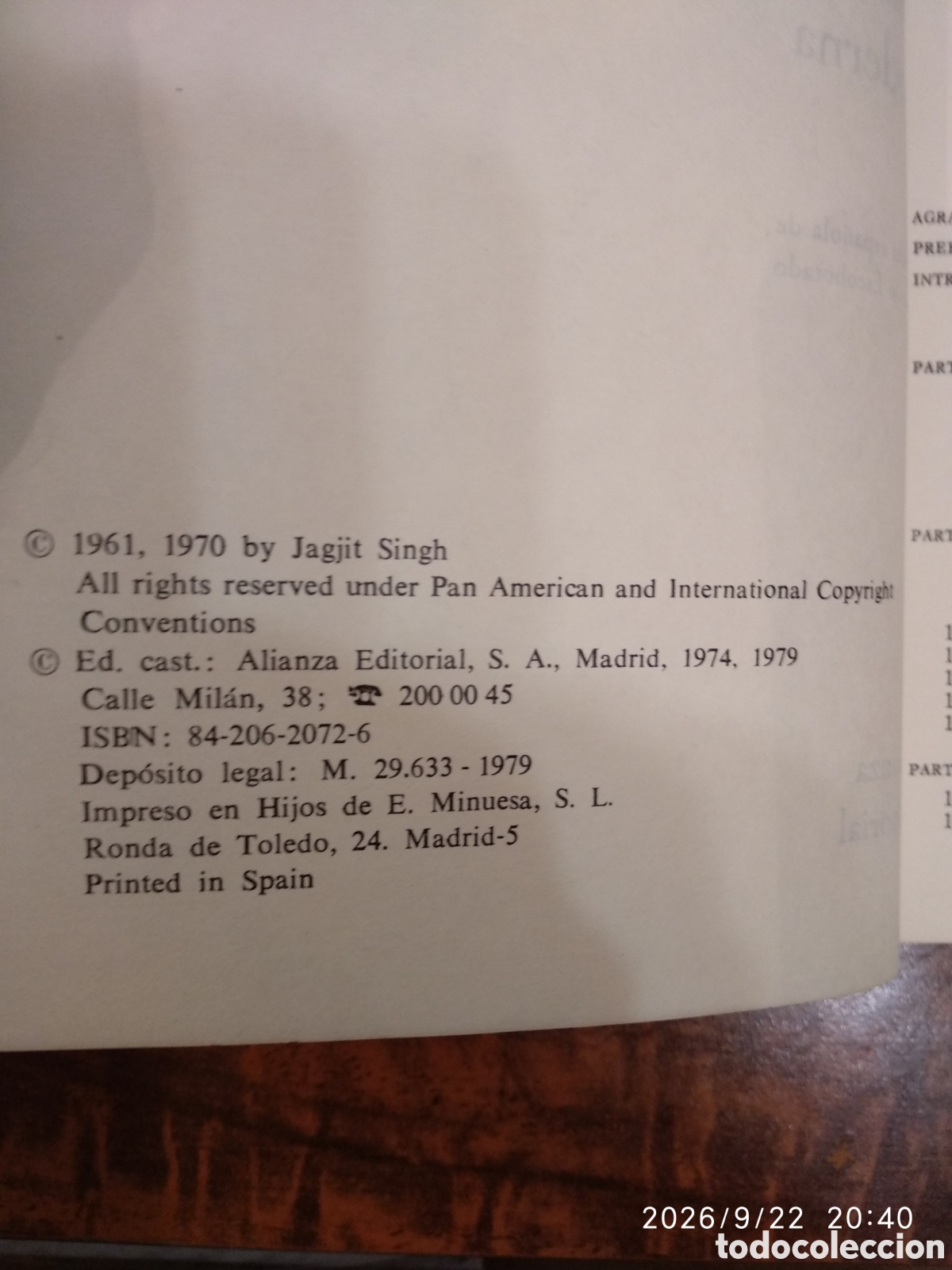 Libros de segunda mano: Teor&iacute;as de la cosmolog&iacute;a moderna - Foto 15