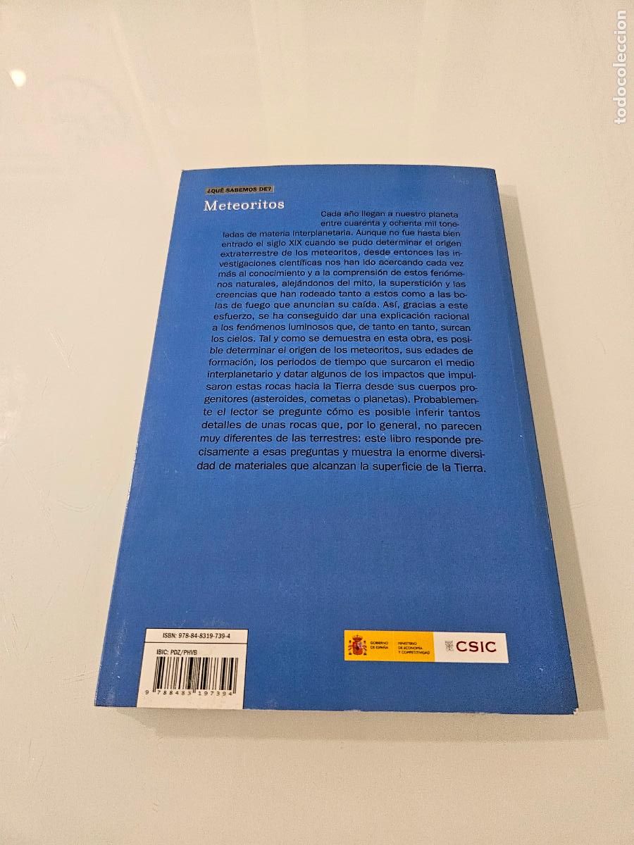 Libros de segunda mano: Meteoritos | Trigo Rodr&iacute;guez, | Editorial CSIC, 2012 - Foto 7