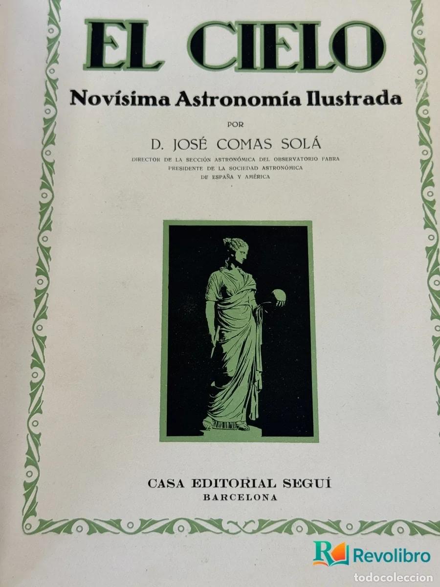 Libros de segunda mano: El Cielo - D. Jos&eacute; Comas Sol&aacute; - Foto 2