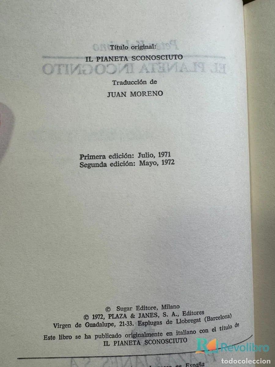 Libros de segunda mano: El planeta incognito - Peter Kolosimo - Foto 2