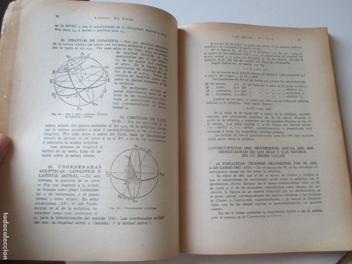 Libros de segunda mano: LOEDEL-DE LUCA Elementos de cosmograf&iacute;a W42284 - Foto 6