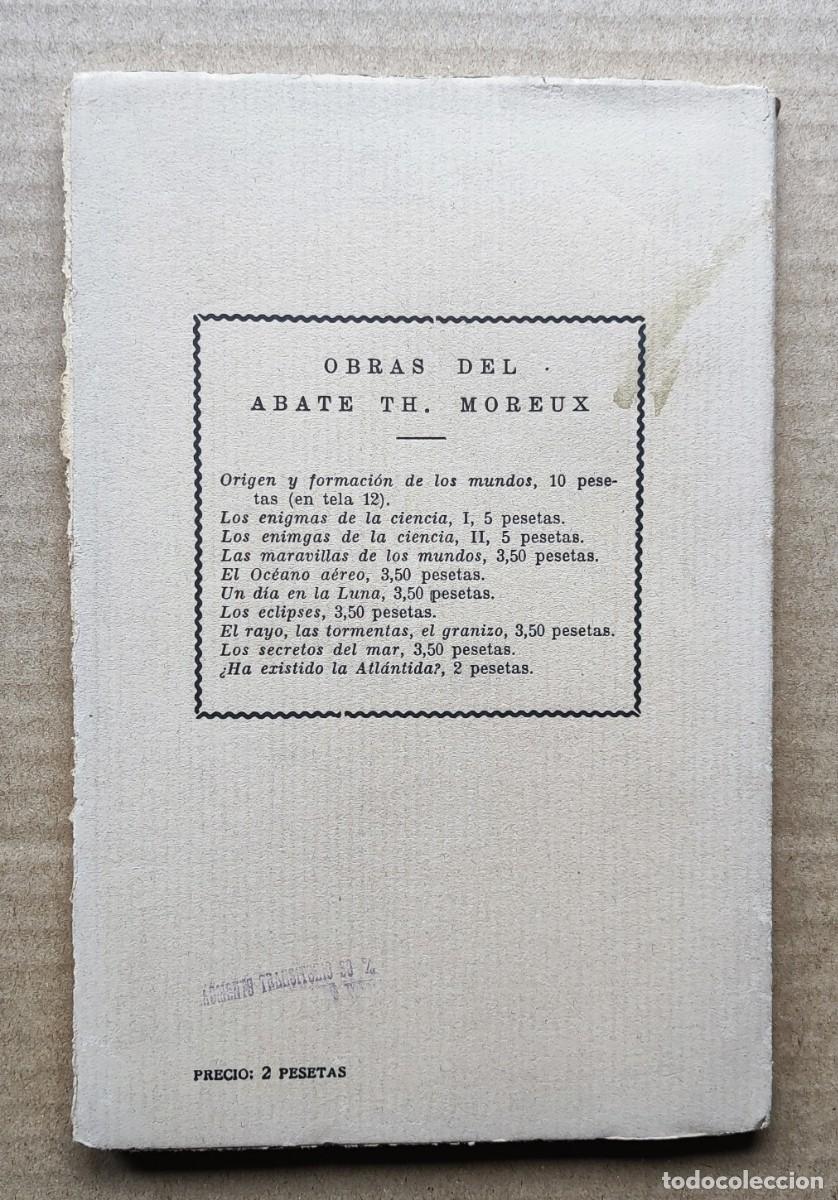 Libros de segunda mano: La vida en Marte, Abate Moreux. - Foto 2