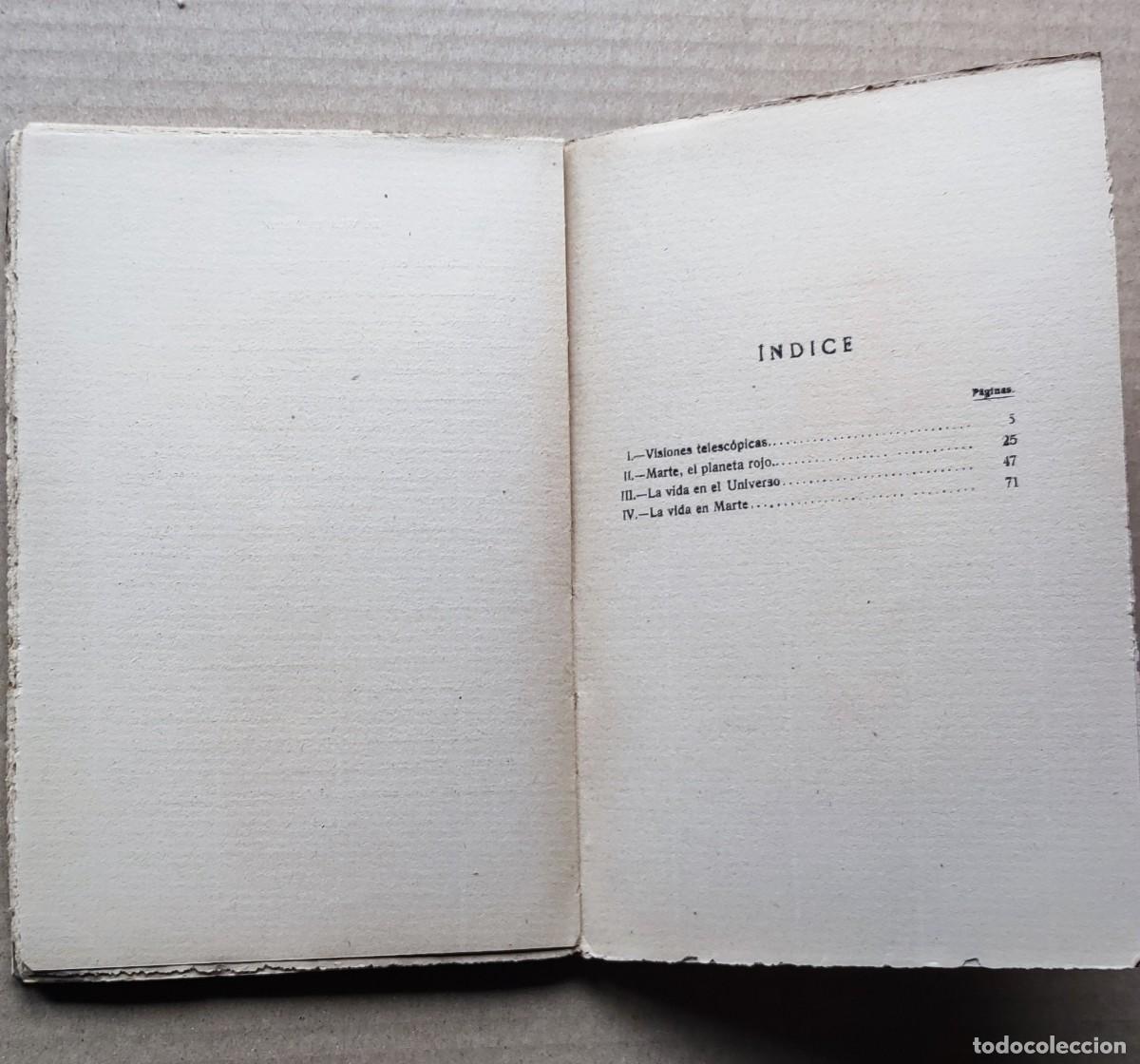 Libros de segunda mano: La vida en Marte, Abate Moreux. - Foto 3