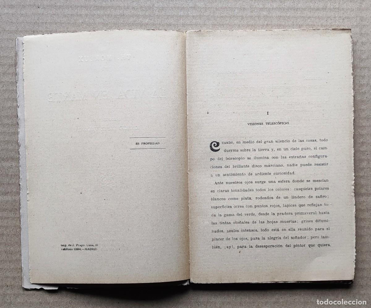Libros de segunda mano: La vida en Marte, Abate Moreux. - Foto 7