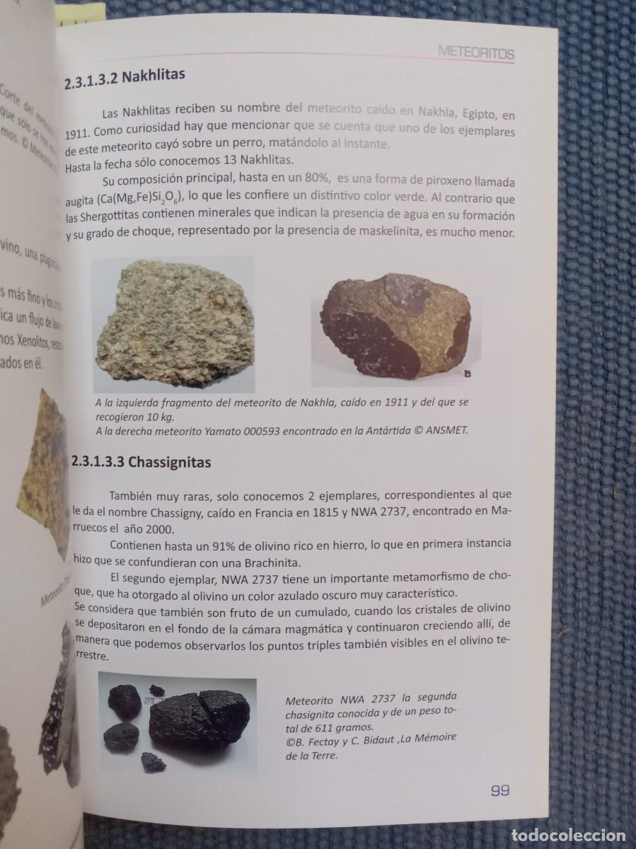Libros de segunda mano: Meteoritos. Introducci&oacute;n y gu&iacute;a de reconocimiento - Foto 2