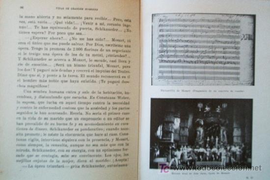 Libros de segunda mano: VIDA DE MOZART - A&Ntilde;O 1943 - Foto 4