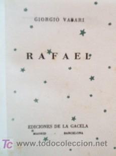 Libros de segunda mano: RAFAEL - PRIMERA EDICION 1942 - Foto 4