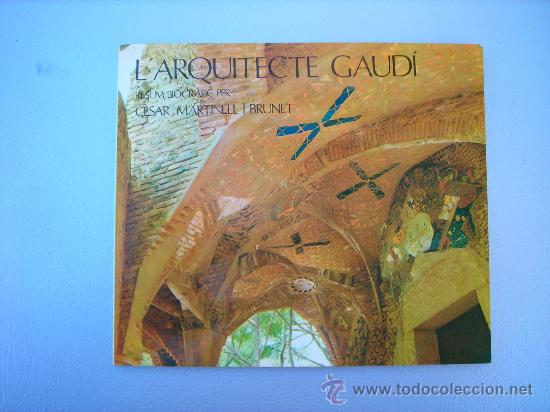 Libros de segunda mano: L'ARQUITECTE GAUDI RESUM BIOGRAFIC