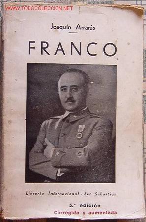 Libros de segunda mano: Franco. A&ntilde;o 1938, 314 p&aacute;ginas. - Foto 1