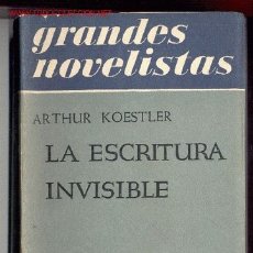 Libros de segunda mano: LA ESCRITURA INVISIBLE -ARTHUR KOESTLER- TIENE UN EX-LIBRIS. (GUERRA CIVIL, MUNDIAL).. Lote 27604925