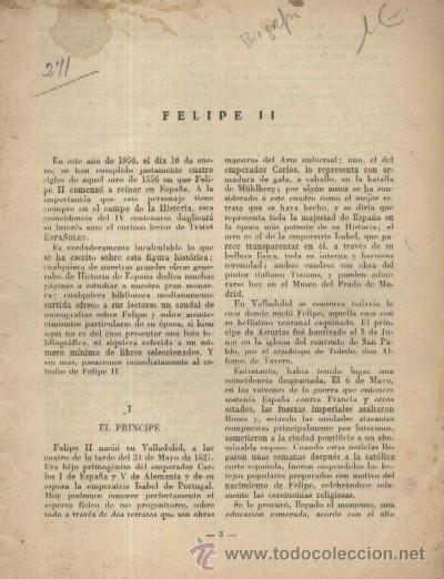 Libros de segunda mano: FELIPE II  (A/ BI- 272) - Foto 1