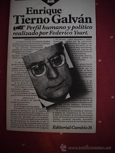 Libros de segunda mano: ENRIQUE TIERNO GALVAN - Foto 1