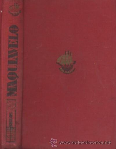 Libros de segunda mano: NICOLAS MAQUIAVELO  (A/ BI- 1009) - Foto 1