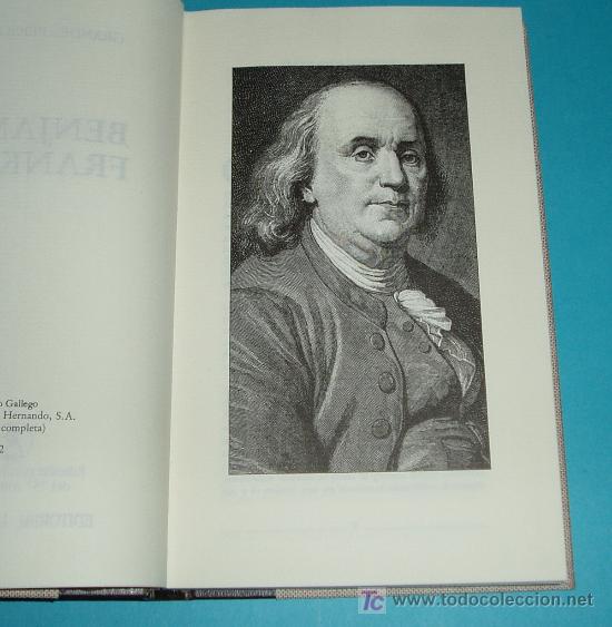 Libros de segunda mano: BENJAM&Iacute;N FRANKLIN. GREGORIO GALLEGO - Foto 1