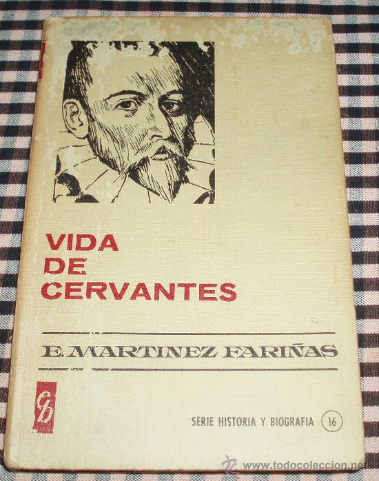 Libros de segunda mano: vida de cervantes   e.martinez fari&ntilde;as - Foto 1