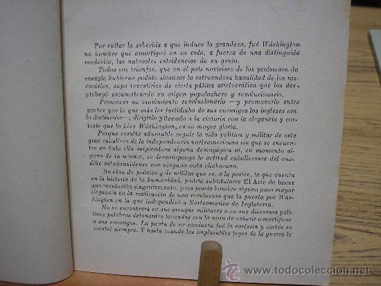 Libros de segunda mano: W&Aacute;SHINGTON  (EDITORIAL RAM&Oacute;N SOPENA, S.A.) - Foto 2