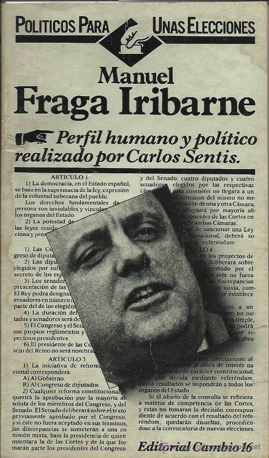 Libros de segunda mano: MANUEL FRAGA IRIBARNE / CARLOS SENTIS - Foto 1