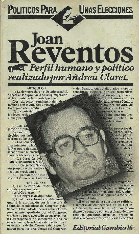 Libros de segunda mano: JOAN REVENT&Oacute;S / ANDREU CLARET - Foto 1