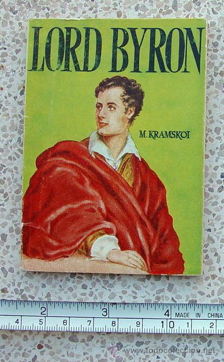 Libros de segunda mano: Lord Bayron.mini libro.Sanna - Foto 1