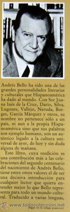 Libros de segunda mano: ANDRES BELLO - RAFAEL CALDERA - Foto 2