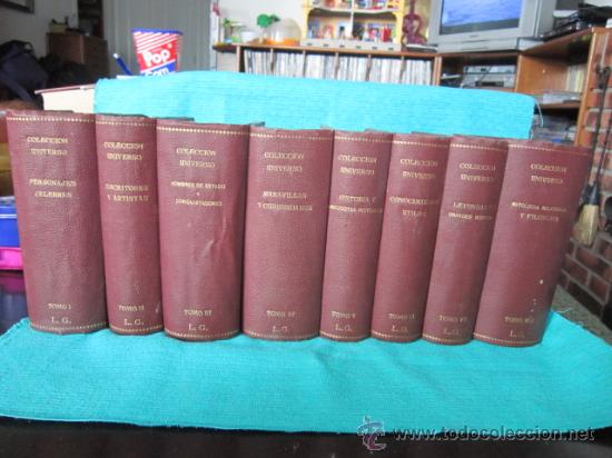 Livres d'occasion: Colecci&oacute;n Universo. DE Ediciones Espa&ntilde;a. Sobre el 1950. En ocho vol&uacute;menes