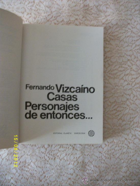 Libros de segunda mano: PERSONAJES DE ENTONCES - Foto 2