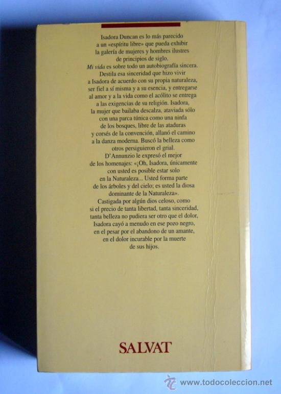 Libros de segunda mano: MI VIDA - ISADORA DUNCAN - Foto 2