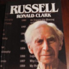 Libros de segunda mano: RUSSELL POR RONALD CLARK. Lote 34689815