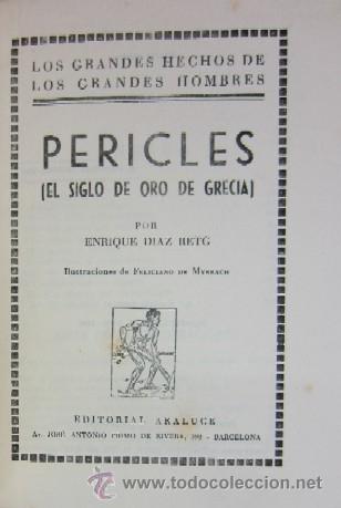 Libros de segunda mano: PERICLES - LOS GRANDES HOMBRES - Foto 2