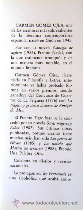 Libros de segunda mano: PENTECOSTES - CARMEN GOMEZ OJEA - Foto 3