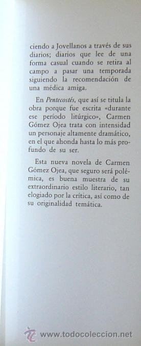 Libros de segunda mano: PENTECOSTES - CARMEN GOMEZ OJEA - Foto 4