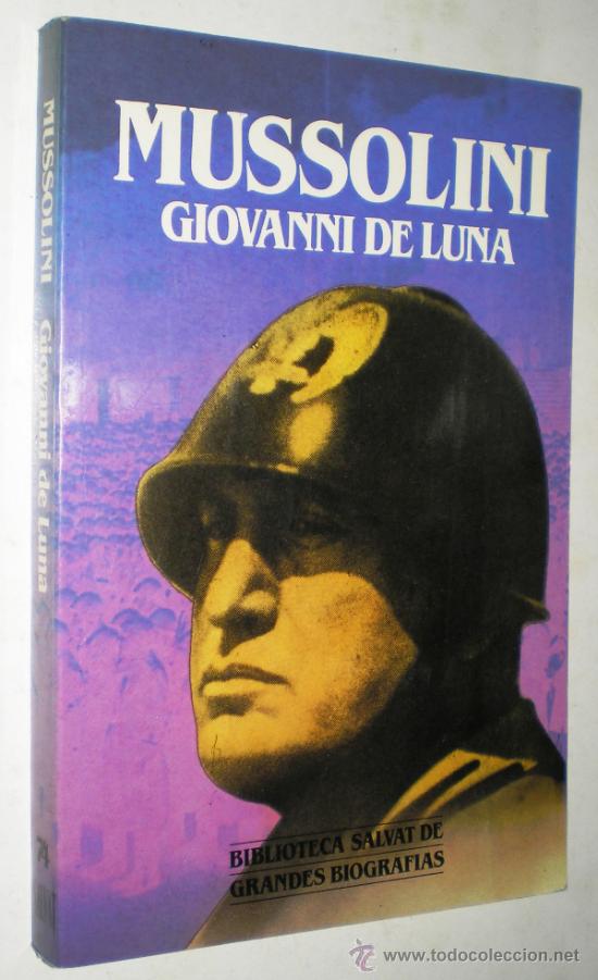 Libros de segunda mano: GIOVANNI DE LUNA: MUSSOLINI. - Foto 1