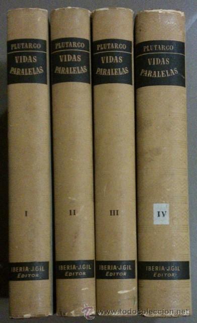 Vidas Paralelas Plutarco Obra Completa En 4 T Vendido En Venta Directa 39886207 9500