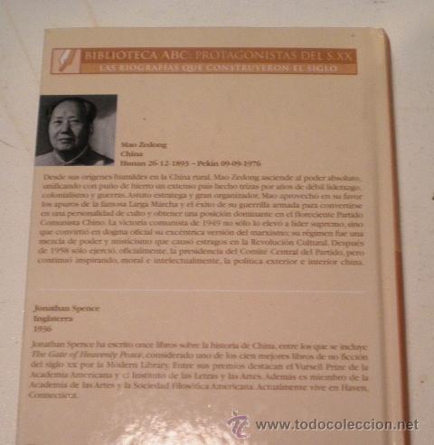Libros de segunda mano: Mao Zedong - Mao - Jonathan Spence - Foto 2