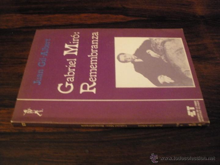 Libros de segunda mano: Gabriel Mir&oacute;: Remembranza --- Juan Gil-Albert - Foto 2