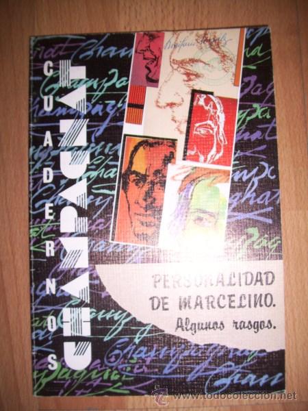Second hand books: MERINO RAMOS, Segundo (H. Juan Mar&iacute;a). Personalidad de Marcelino : algunos rasgos