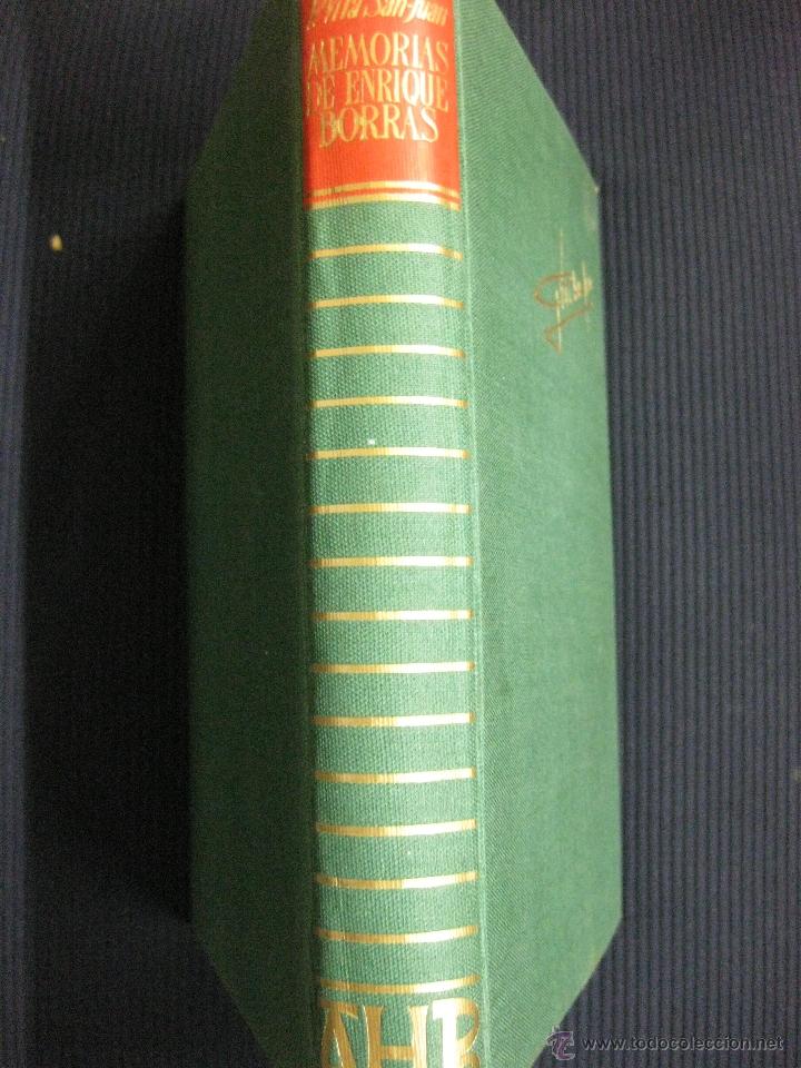 Libri di seconda mano: MEMORIAS DE ENRIQUE BORRAS. P. VILA SAN-JUAN.EDITORIAL A.H.R.1&ordf; ED. 1956.
