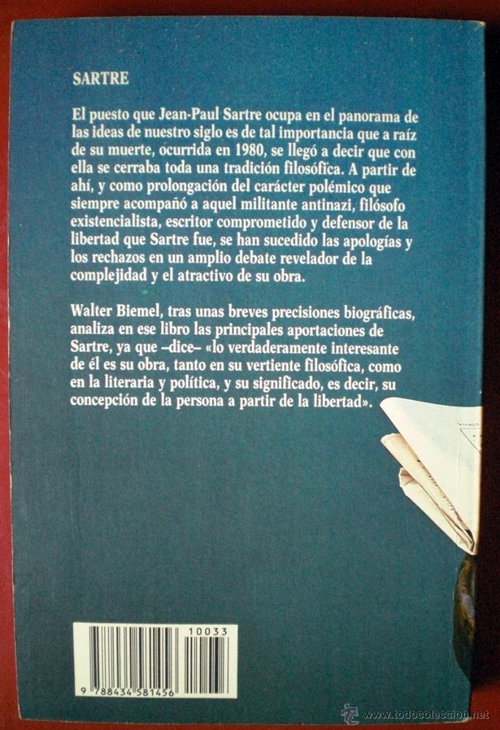 Libros de segunda mano: Walter Biemel . Sartre - Foto 2