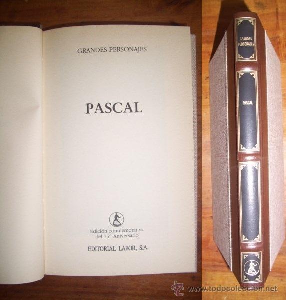 Libros de segunda mano: PASCAL. (Grandes Personajes) - Foto 1