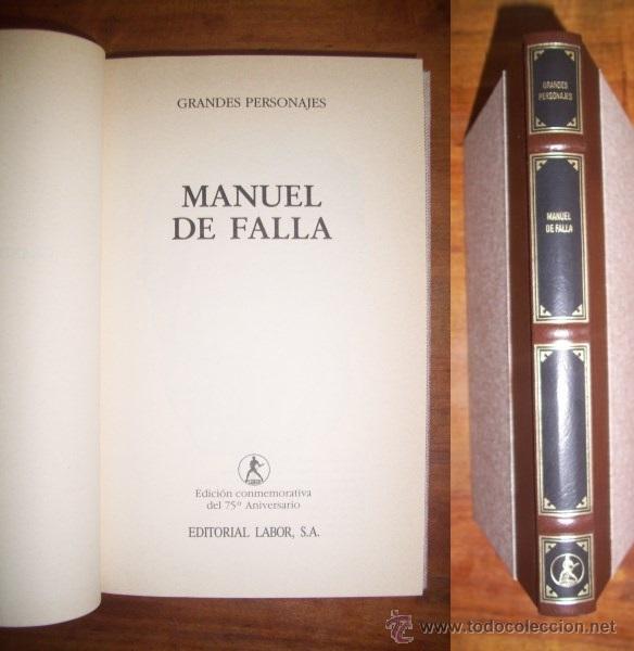 Libros de segunda mano: Manuel de FALLA. (Grandes Personajes) - Foto 1