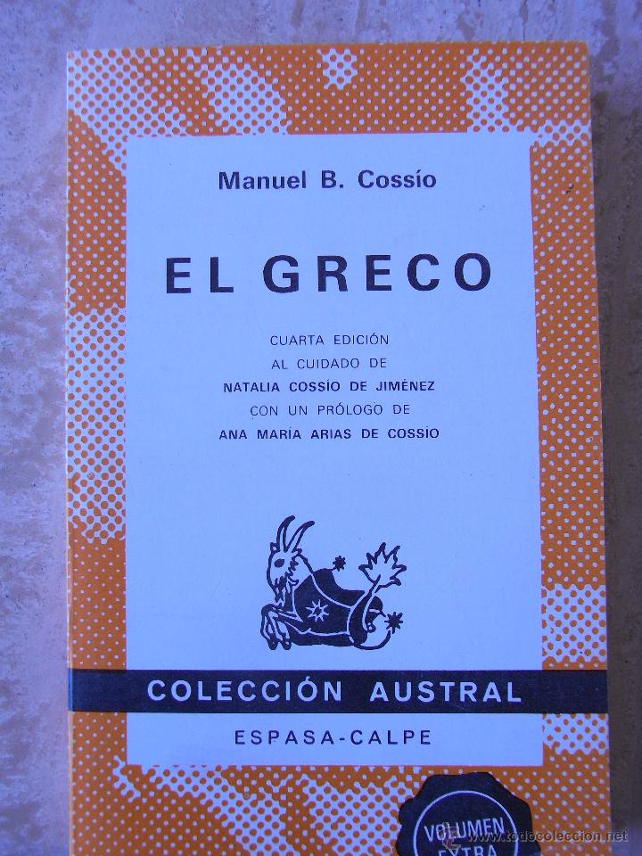 Libros de segunda mano: EL GRECO. Manuel B. Coss&iacute;o - Foto 1