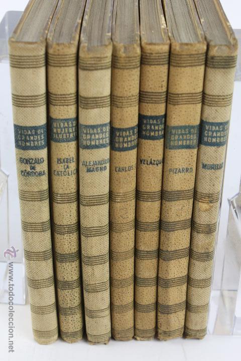 Libros de segunda mano: L- 605. LOTE DE 7 LIBROS VIDA DE GRANDES HOMBRES. SEIX Y BARRAL HNOS., S.A.AÑO 1942. VER TITULOS. - Foto 1 - 46749474